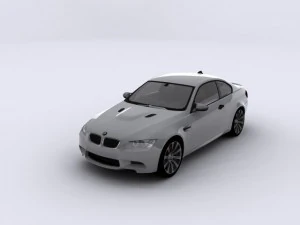 бмв м3 е92 3D Модель