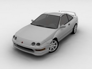 acura integra type r 3D Модель