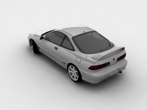 acura integra type r Modelo 3D