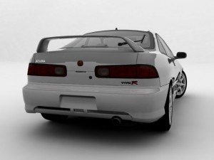 acura integra type r Modelo 3D