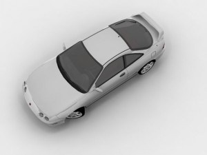 acura integra type r Modelo 3D