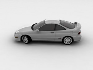 acura integra type r Modelo 3D