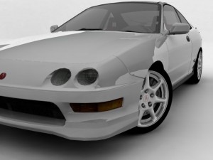 acura integra type r Modelo 3D