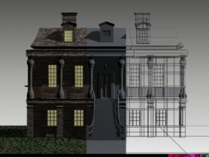 the house 3D Модель