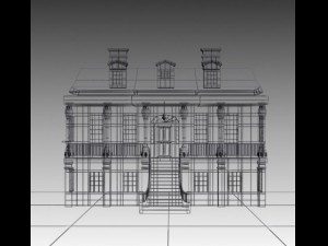 the house 3D Модель