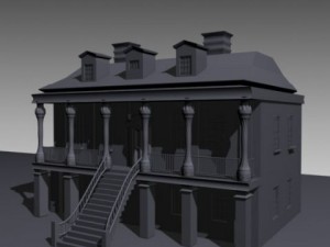 the house 3D Модель