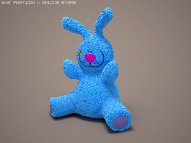 rabbit Model 3D .c4d .max .obj .3ds .fbx .stl .blend 