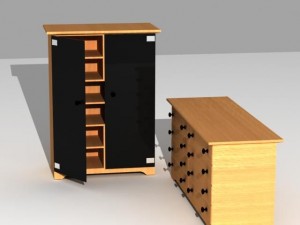 closets 3D 模型