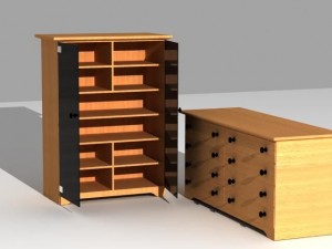 closets 3D 模型