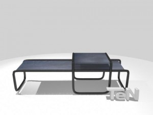 five  tables 3D Model