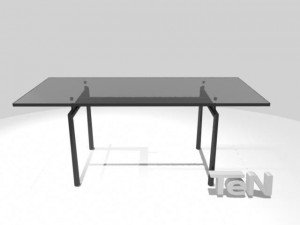five  tables Model 3D