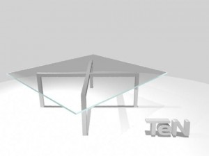 five  tables Model 3D