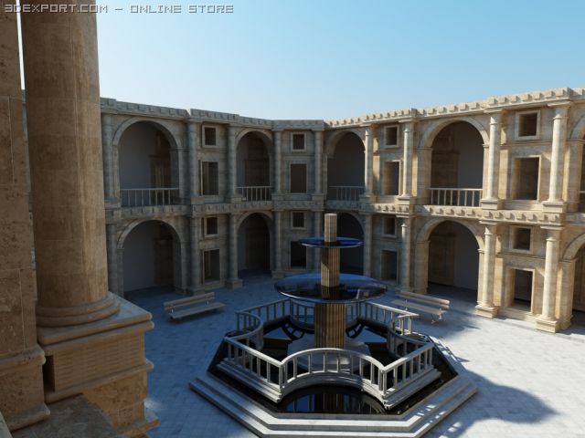 architecure xv Modelo 3D .c4d .max .obj .3ds .fbx .stl .blend 
