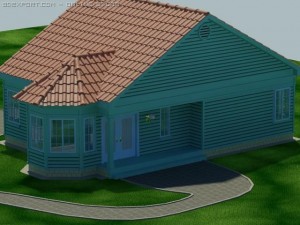 country house 3D Model
