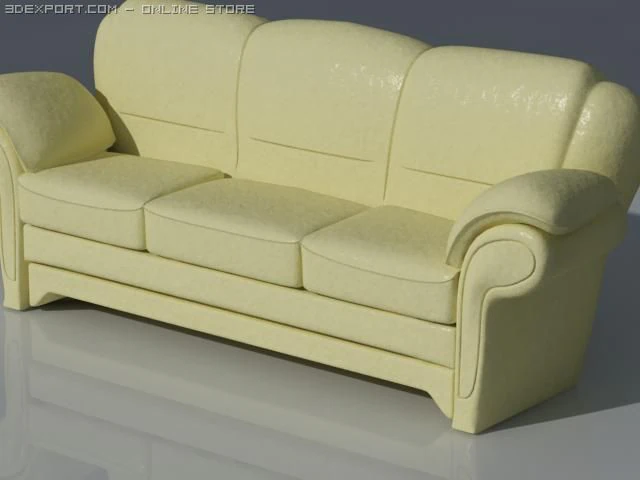sofa 3D Model .c4d .max .obj .3ds .fbx .stl .blend 