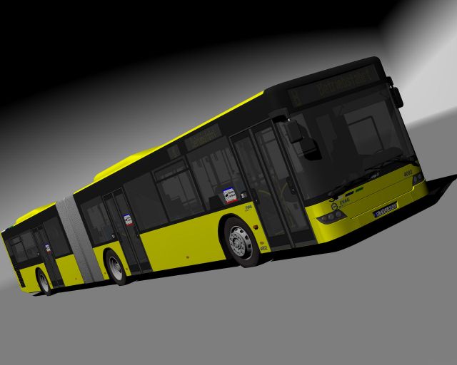 design bus articuled 3D 모델 .c4d .max .obj .3ds .fbx .stl .blend 
