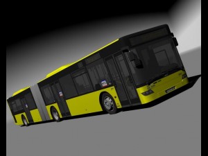 design bus articuled 3D-Modell
