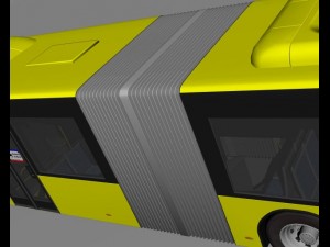 design bus articuled 3D 모델
