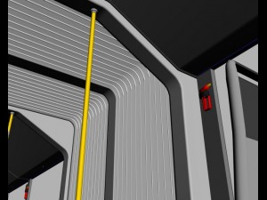 design bus articuled 3D 모델