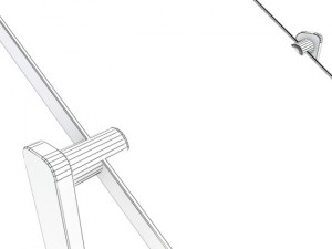cappelini stand mirror 3D Model