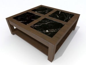 andrew martin zinctop coffee table 3D Model