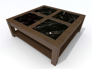 andrew martin zinctop coffee table 3D Модель