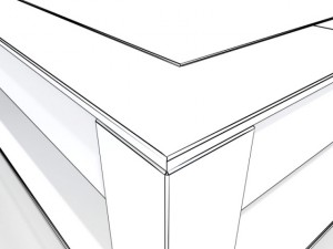 andrew martin zinctop coffee table 3D 모델