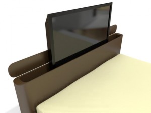 reflex bed with tv 3D मॉडल