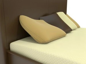 televizyonlu refleks yatak 3D Model