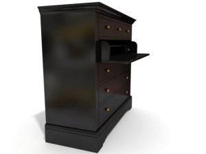 grange storage cabinet 3D Model