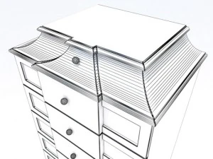 baker drawer unit 3D Model