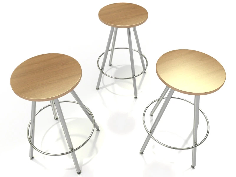 bulthaup duktus stool 3D Model .c4d .max .obj .3ds .fbx .stl .blend 