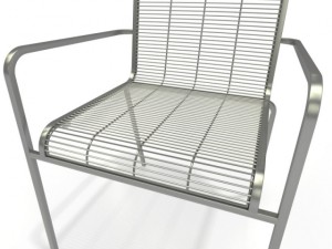lapalma aria stacking armchair 3D 模型
