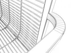 lapalma aria stacking armchair 3D 模型