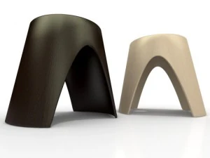 lapalma log stool 3D Model