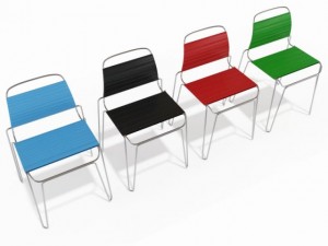 tom dixon rubber band chair Modelo 3D