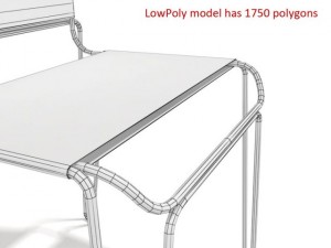 tom dixon rubber band chair Modelo 3D