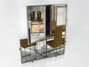 classicon castellar wall mirror 3D Model
