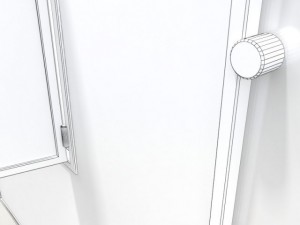 classicon castellar wall mirror Modello 3D