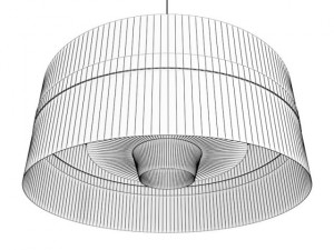 moooi fringe2 ceiling lamp 3D Model