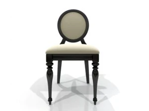 antique side chair 3D Model