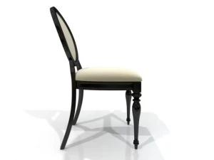 antique side chair 3D Model
