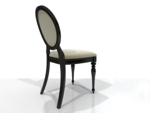 antique side chair 3D Model