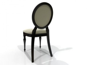antique side chair 3D Model