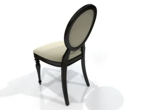 antique side chair 3D Model