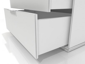 ikea nyvoll dressers Modelo 3D