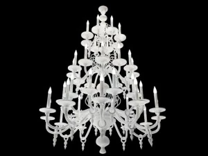 ceiling lamp murano glass 3D Model