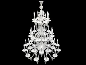 ceiling lamp murano glass 3D Model
