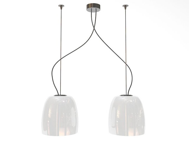 prandina ceiling light notte double Modello 3D .c4d .max .obj .3ds .fbx .stl .blend 