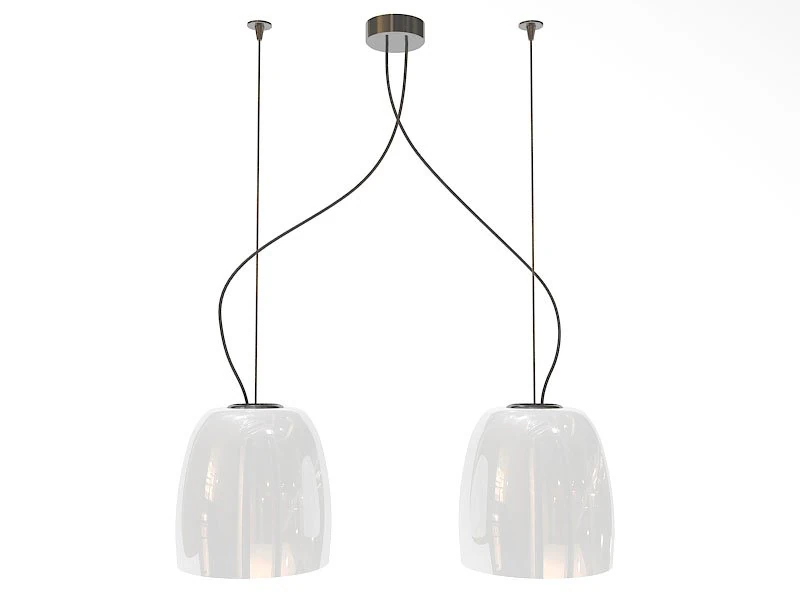 prandina ceiling light notte double 3D Model .c4d .max .obj .3ds .fbx .stl .blend 